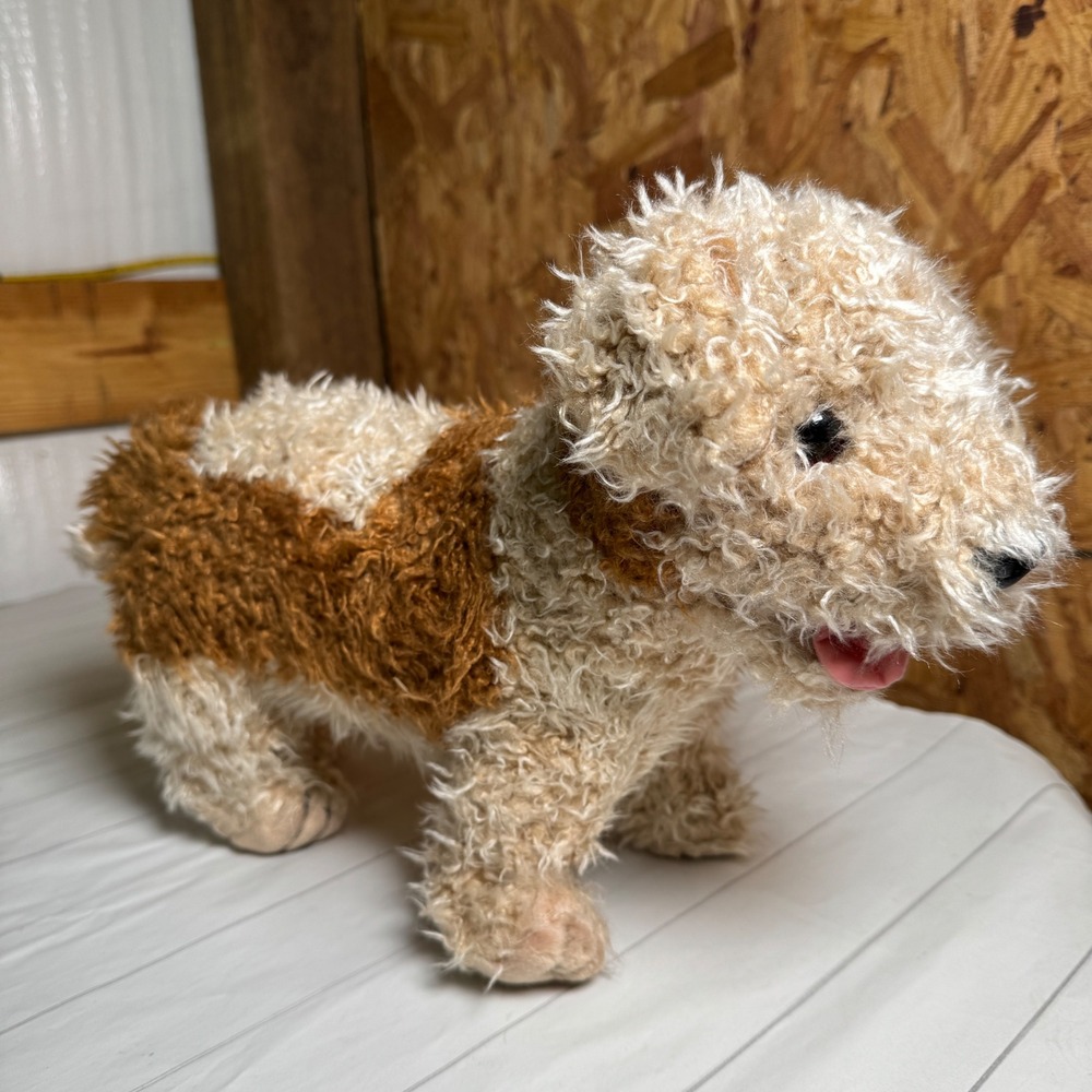 VTG 90s 1992 Ty Plush Retired Toffee Shaggy Terrier Puppy Dog 16" Stuffed Animal